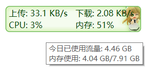 Traffic Monitor 网速监控悬浮窗软件