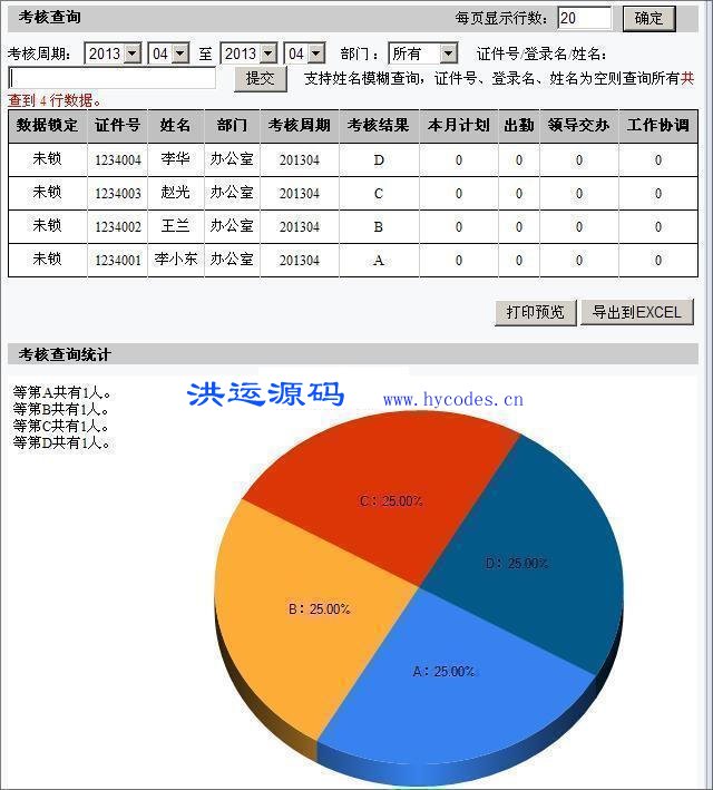 雷速考核管理系统