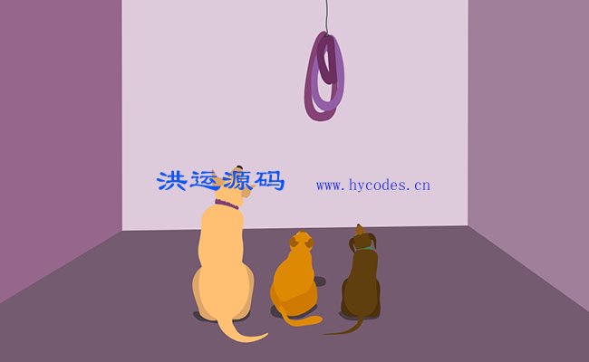 HTML5 SVG猫和狗背影动画特效