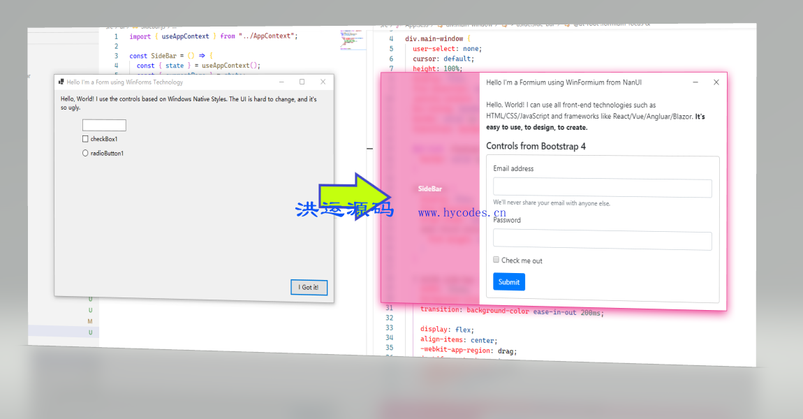 NanUI WinForms界面框架 NanUI WinForms界面框架